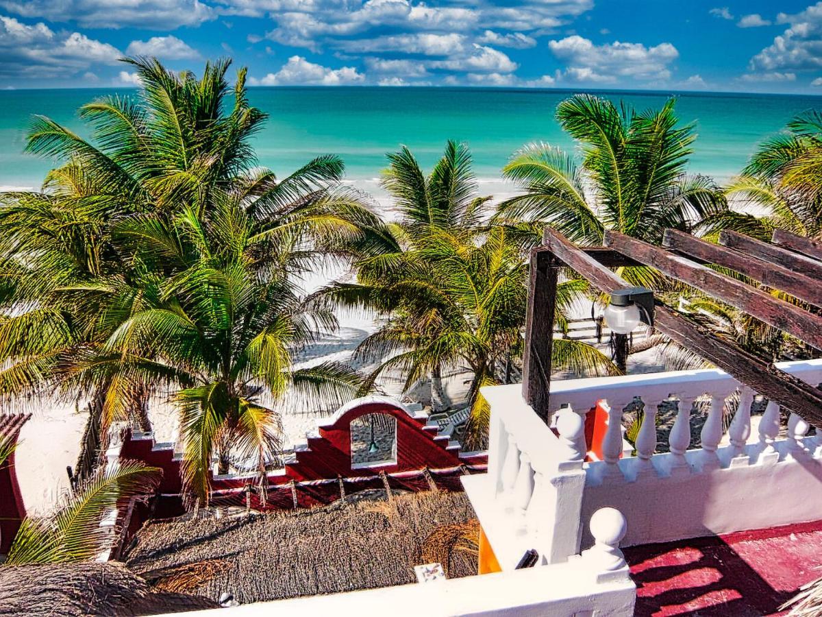 Beachfront Casa Maya Lodge El Cuyo Esterno foto