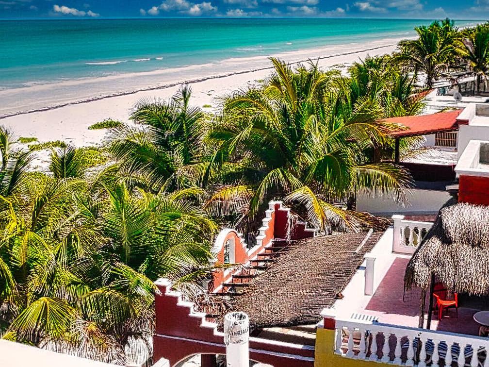 Beachfront Casa Maya Lodge El Cuyo Esterno foto